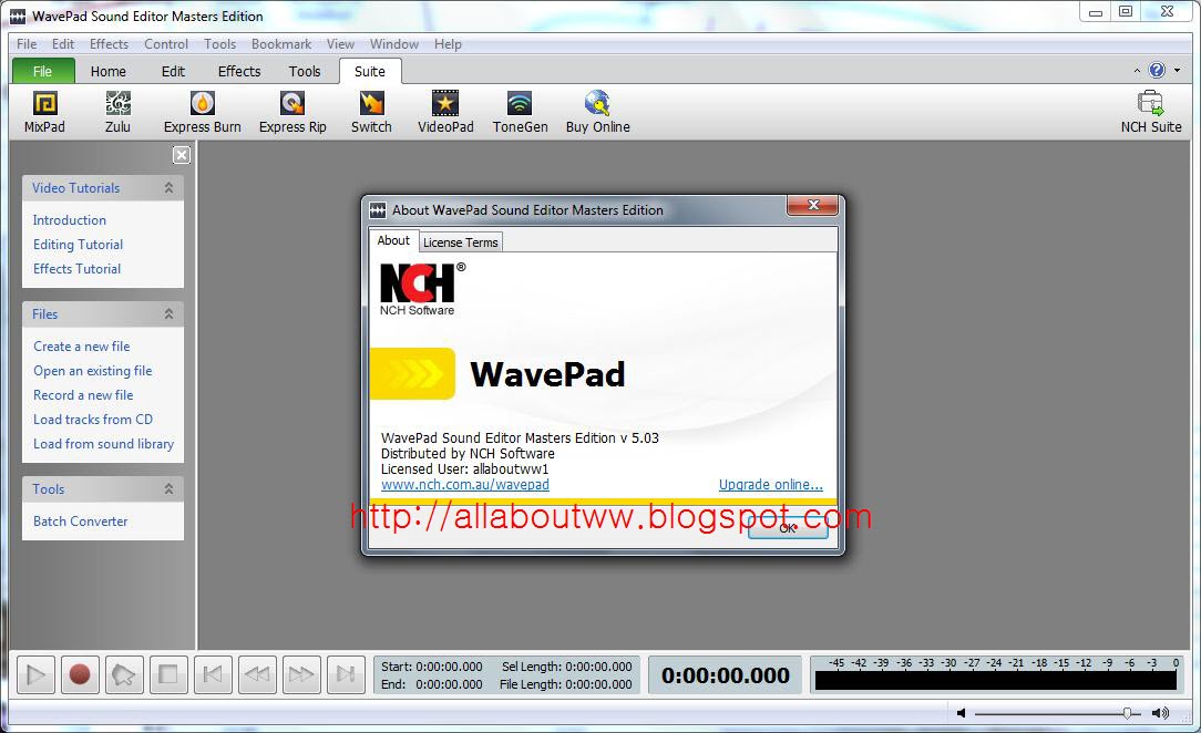 wavepad sound editor crack keygen